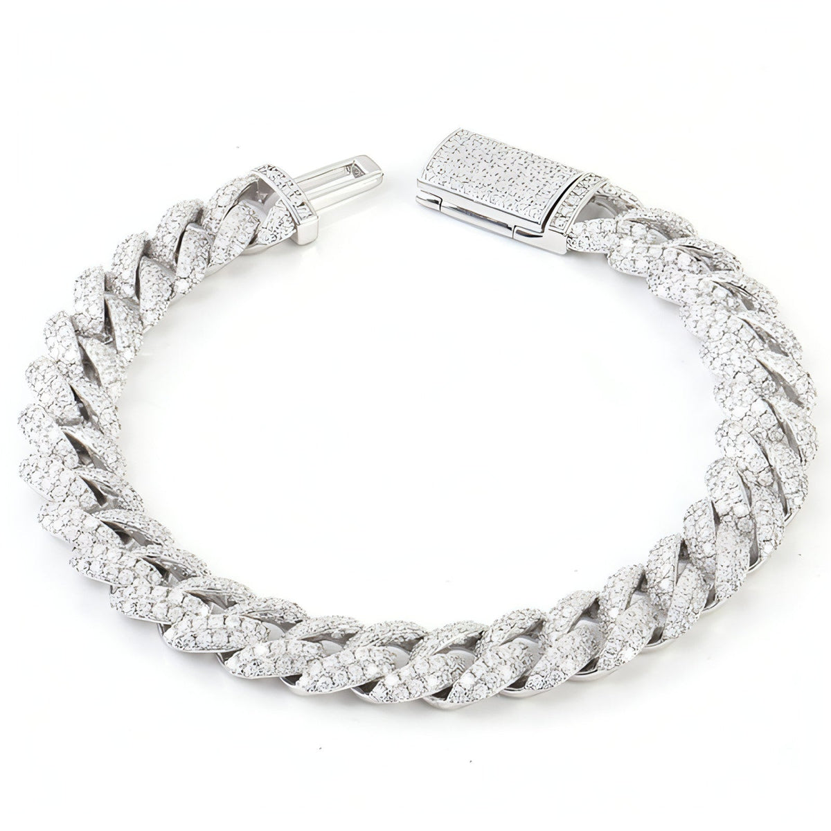 LuxeJewels™ Moissanite Cuban Bracelet