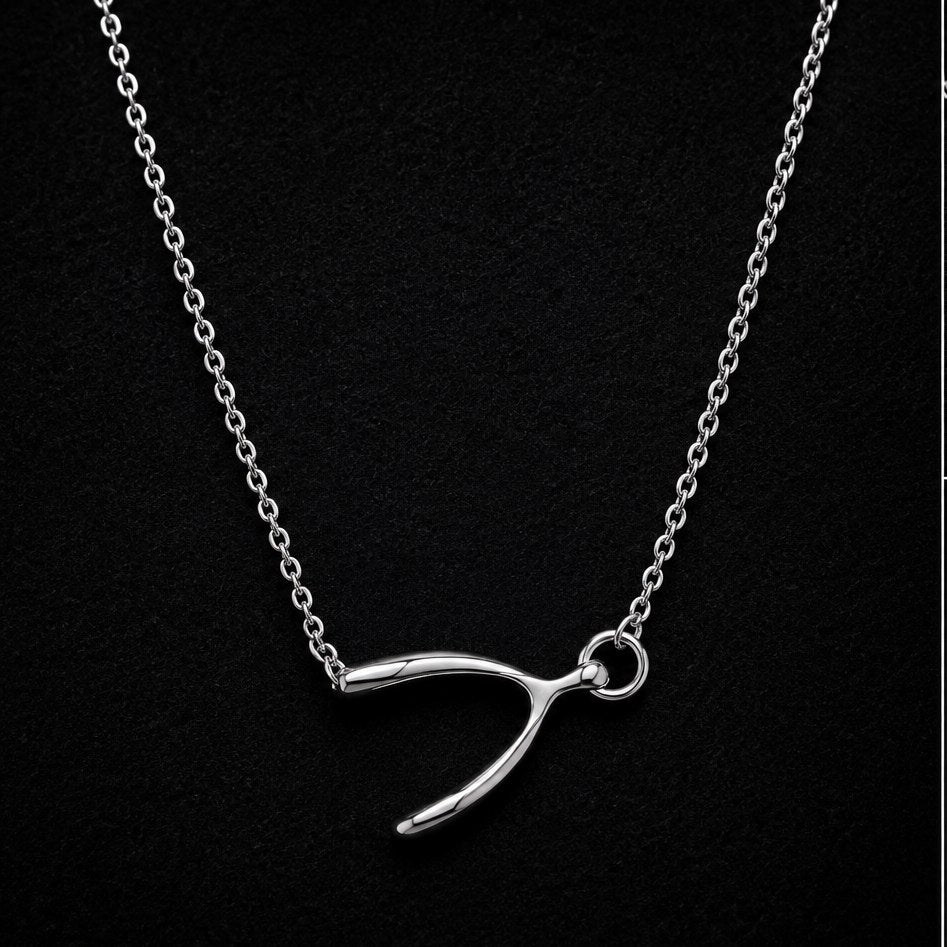 Wishbone necklace